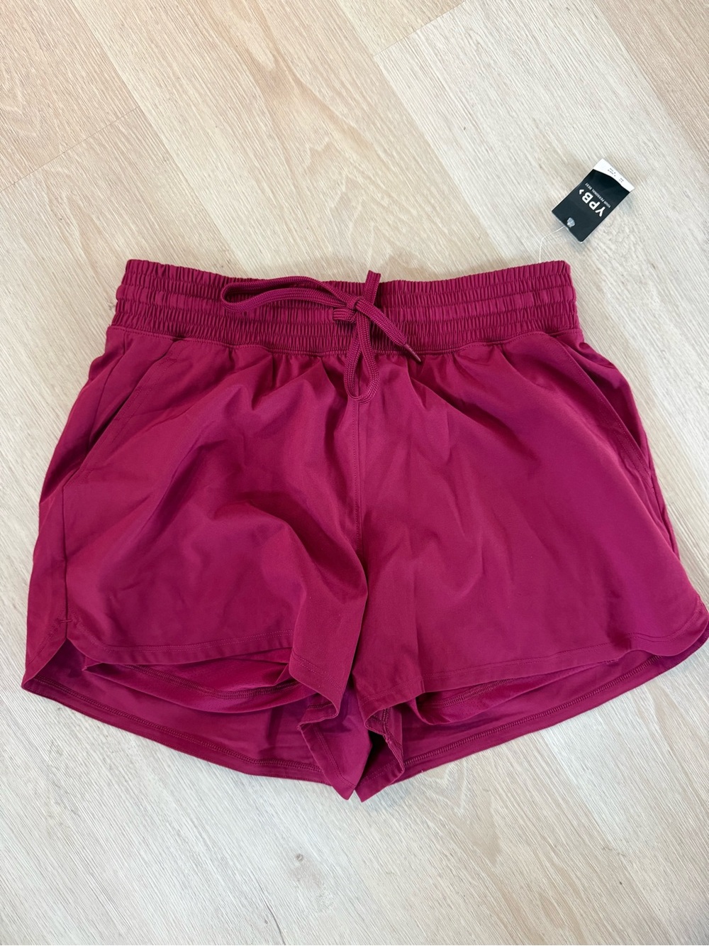 Women’s Magenta Active Drawstring Shorts